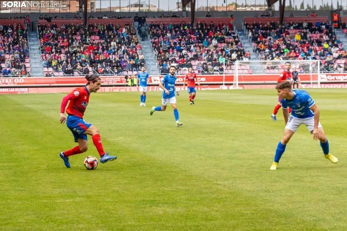 Fotos: Los Pajaritos festejan el pase a la final por el ascenso del Numancia