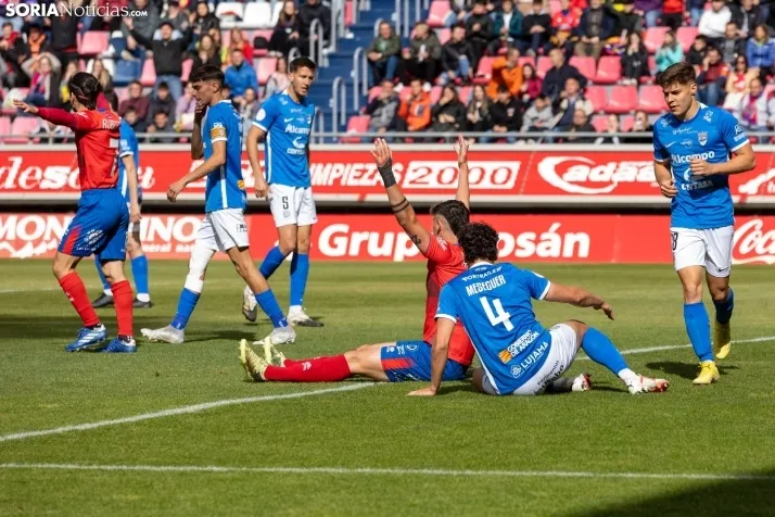 Fotos: Los Pajaritos festejan el pase a la final por el ascenso del Numancia