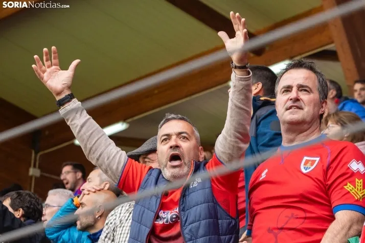 Fotos: Los Pajaritos festejan el pase a la final por el ascenso del Numancia