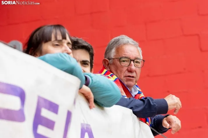 Fotos: Los Pajaritos festejan el pase a la final por el ascenso del Numancia