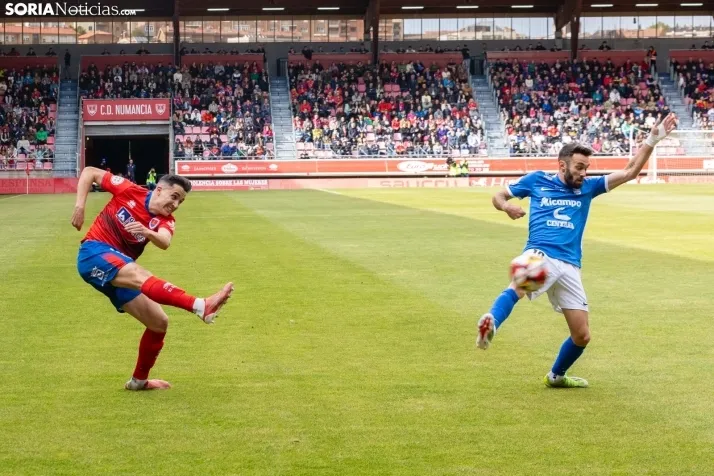 Fotos: Los Pajaritos festejan el pase a la final por el ascenso del Numancia