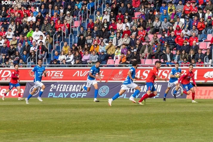 Fotos: Los Pajaritos festejan el pase a la final por el ascenso del Numancia