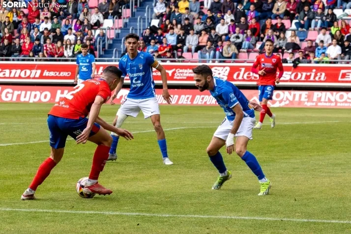 Fotos: Los Pajaritos festejan el pase a la final por el ascenso del Numancia