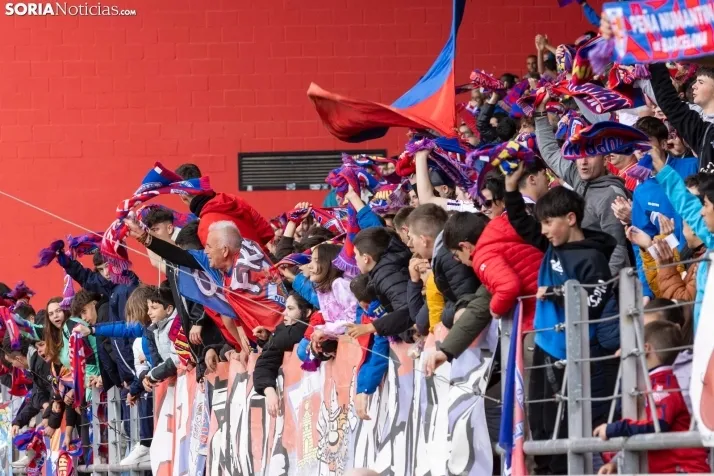 Fotos: Los Pajaritos festejan el pase a la final por el ascenso del Numancia