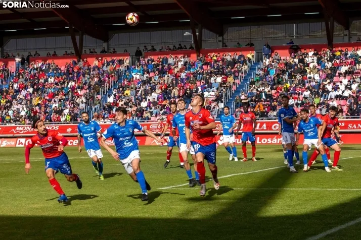 Fotos: Los Pajaritos festejan el pase a la final por el ascenso del Numancia