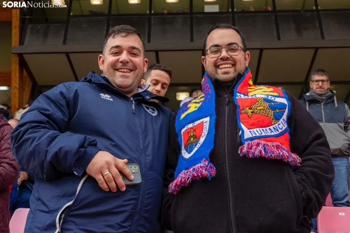 Fotos: Los Pajaritos festejan el pase a la final por el ascenso del Numancia