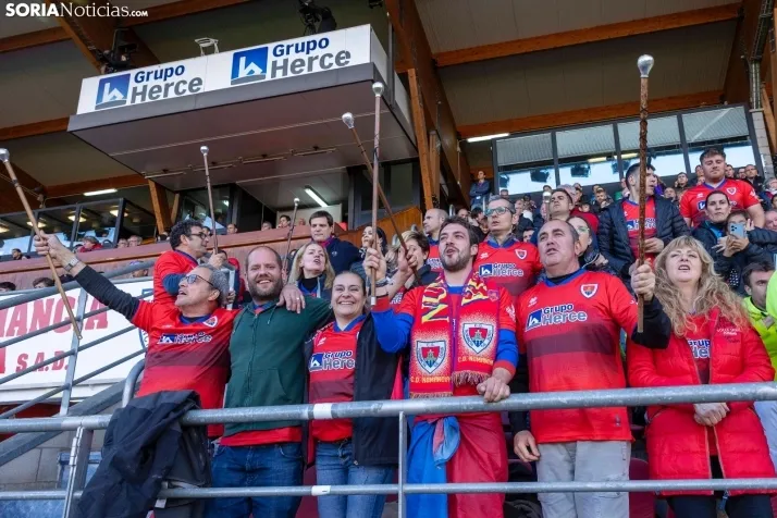 Fotos: Los Pajaritos festejan el pase a la final por el ascenso del Numancia
