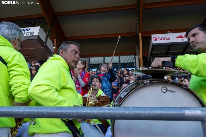Fotos: Los Pajaritos festejan el pase a la final por el ascenso del Numancia