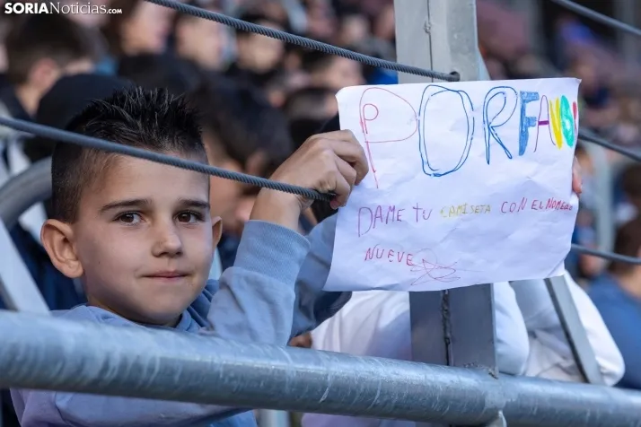 Fotos: Los Pajaritos festejan el pase a la final por el ascenso del Numancia