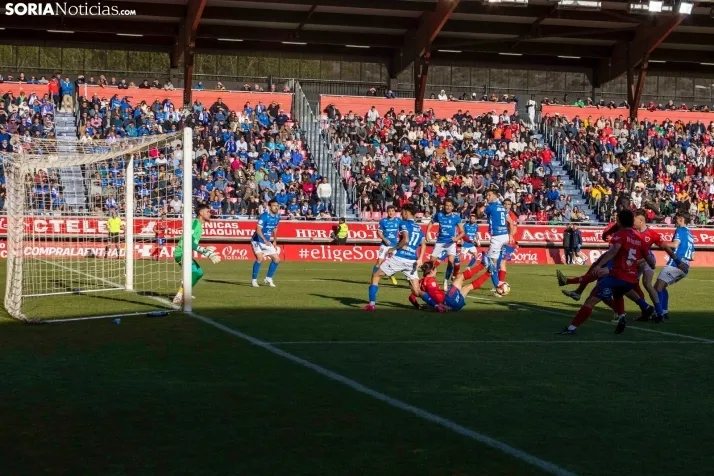 Fotos: Los Pajaritos festejan el pase a la final por el ascenso del Numancia
