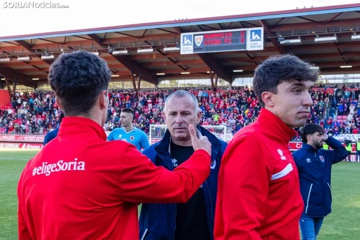 Fotos: Los Pajaritos festejan el pase a la final por el ascenso del Numancia
