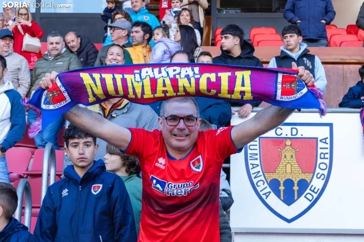 Fotos: Los Pajaritos festejan el pase a la final por el ascenso del Numancia