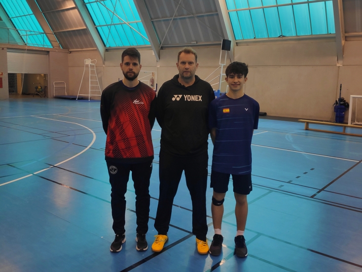 Bádminton | Hugo Sanz concentrado con la Selección Española