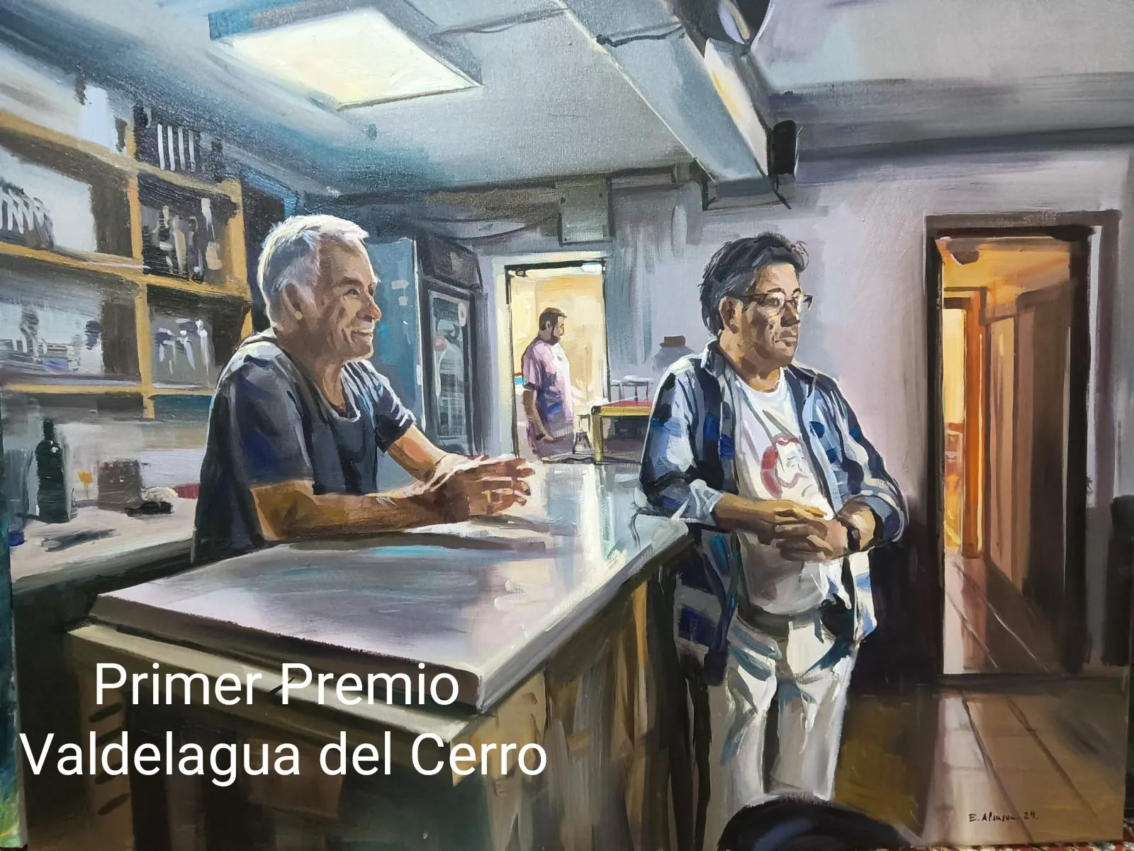 Foto 2 - Eduardo Alsasua gana el concurso de pintura r&aacute;pida del Moncayo