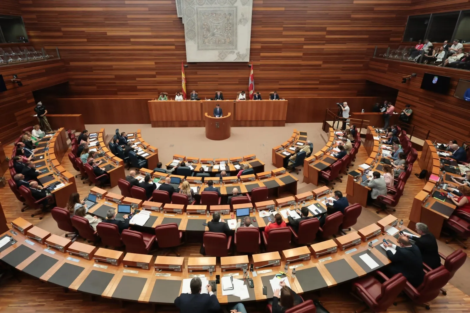 Imagen del pleno hoy.
