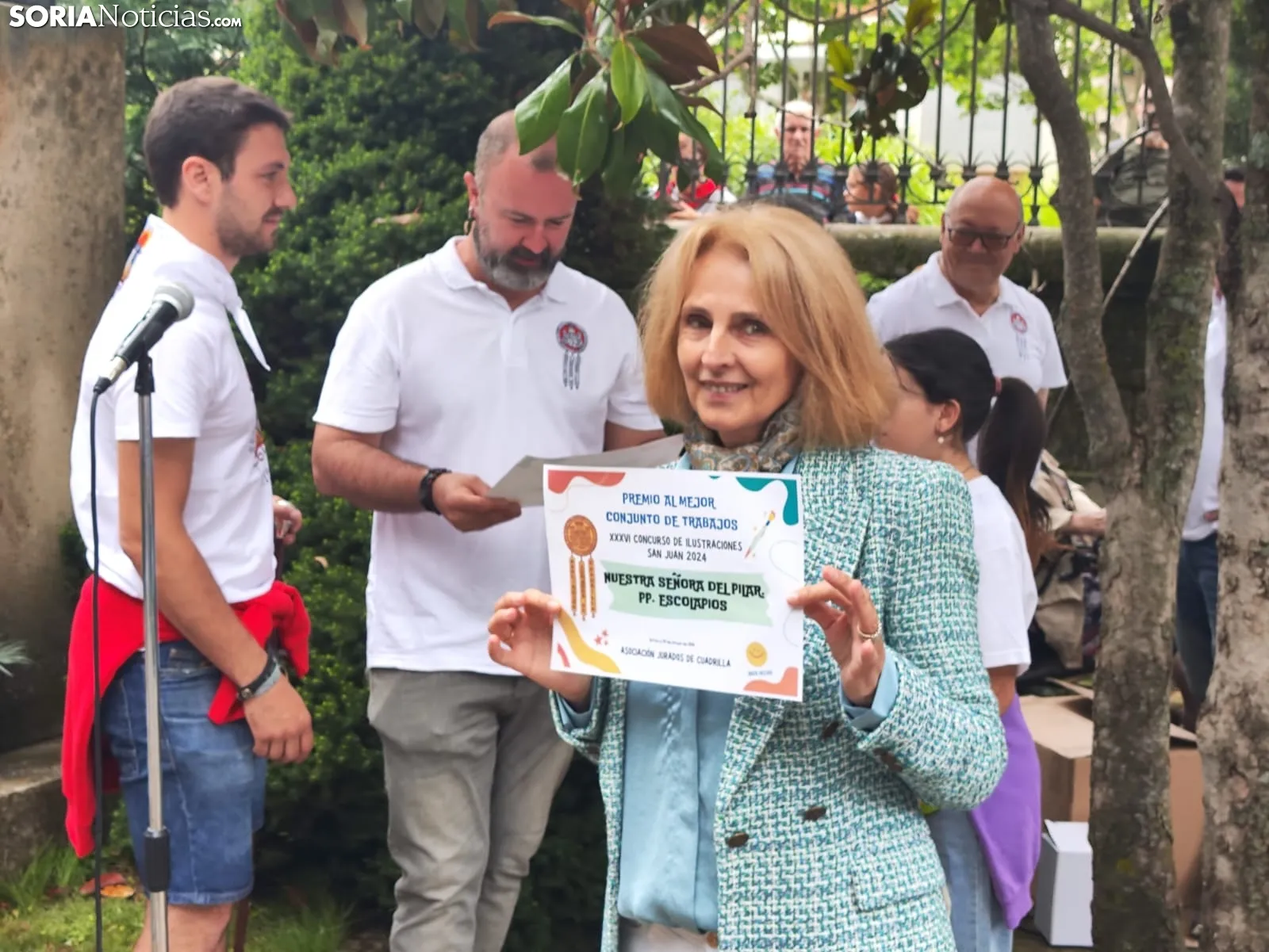Homenaje a los autores de las Sanjuaneras.