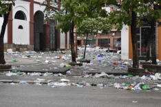 Limpieza tras el Viernes de Toros.