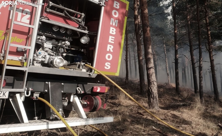 Dos fuegos forestales este miércoles en Soria