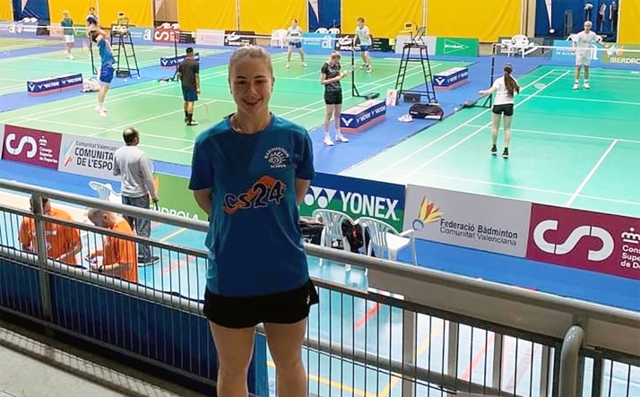 La volantista soriana Daniela Corchón cumple en el Internacional junior de España