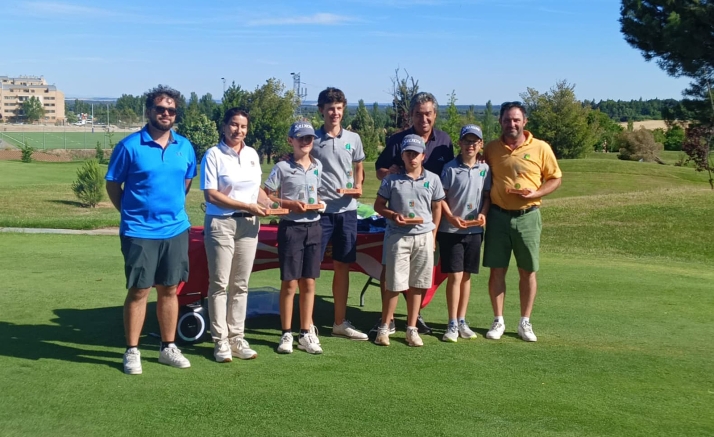 El Golf Soria repite como subcampeón en el Interclubes por equipos infantil, alevín y benjamín de Castilla y León