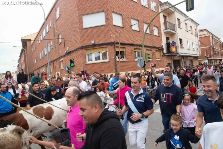 En im&aacute;genes: Los m&aacute;s peque&ntilde;os de Soria tambi&eacute;n se atreven con los encierros