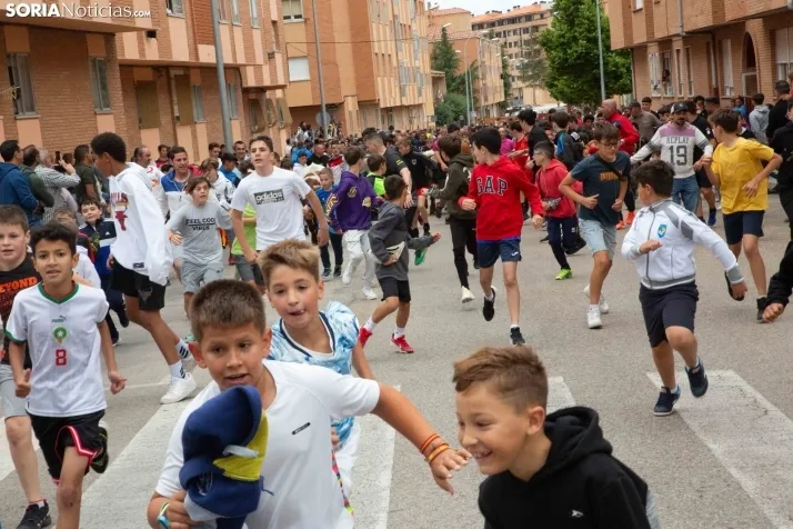 En im&aacute;genes: Los m&aacute;s peque&ntilde;os de Soria tambi&eacute;n se atreven con los encierros