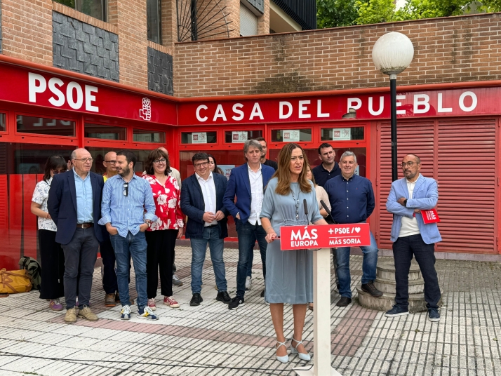 El PSOE pide a los sorianos que voten en clave de futuro: Nos jugamos evolucionar o involucionar
