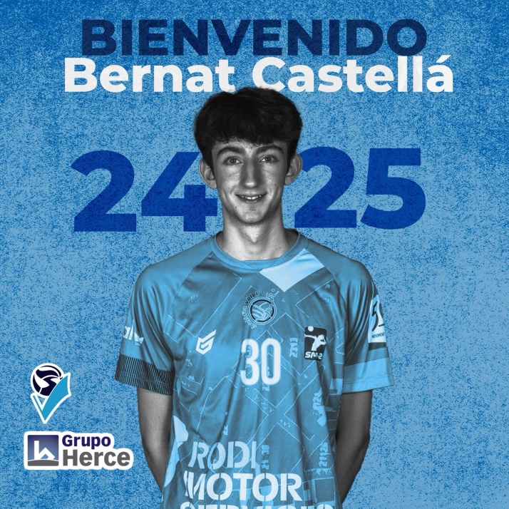 El Grupo Herce zanja la posición de colocador con Bernat Castellá