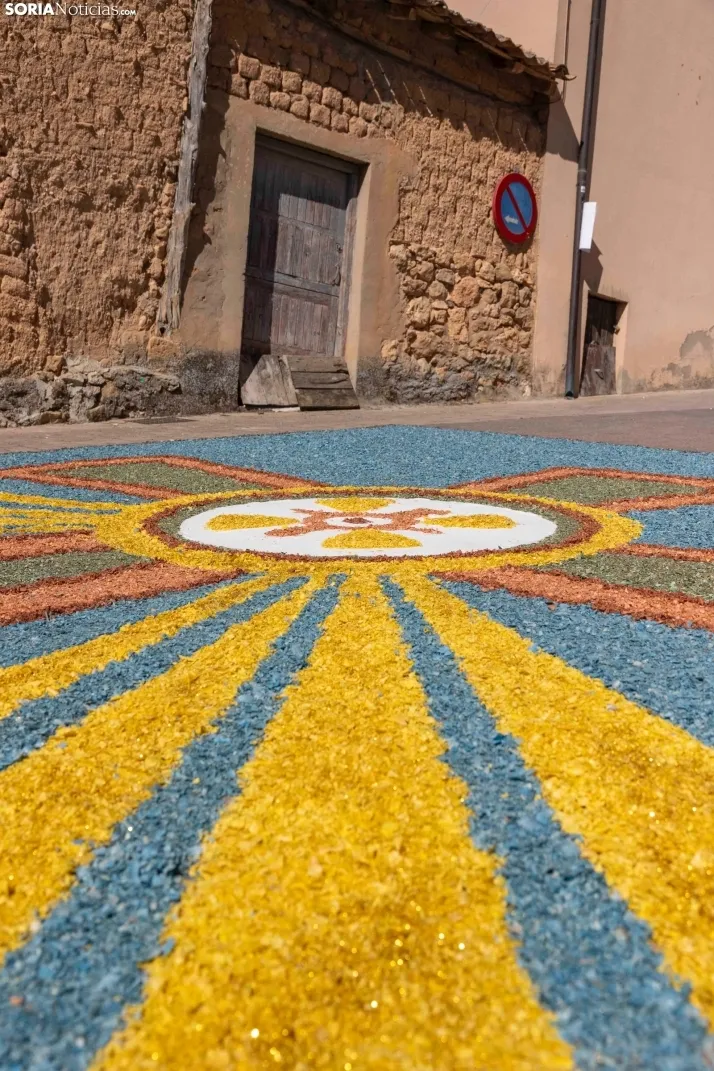 EN FOTOS | Las alfombras florales decoran las calles de San Esteban por el Corpus Christi