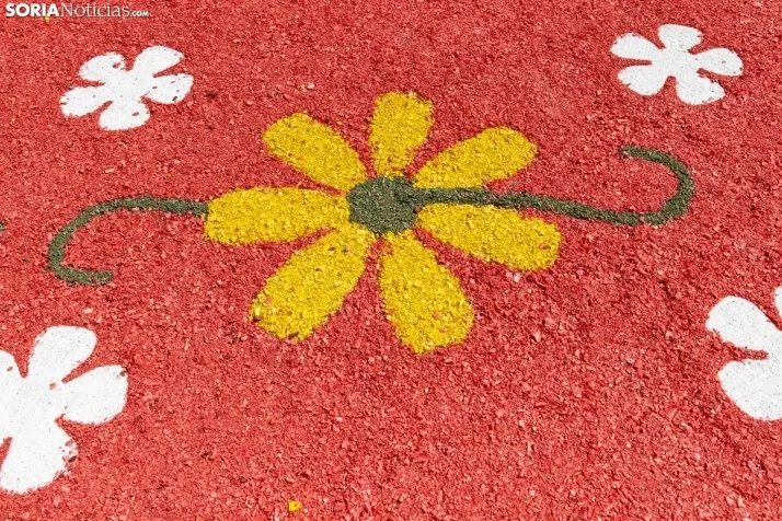 EN FOTOS | Las alfombras florales decoran las calles de San Esteban por el Corpus Christi
