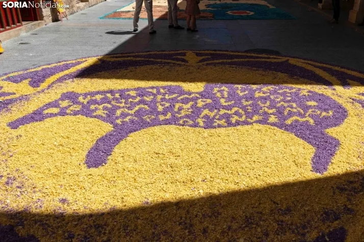 EN FOTOS | El Burgo de Osma se llena de color e ilusi&oacute;n en la procesi&oacute;n del Corpus Christi