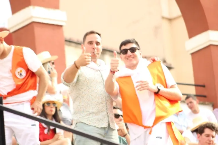 Una imagen del festejo de esta tarde. /Santos Gómez