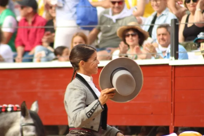 Una imagen del festejo de esta tarde. /Santos Gómez