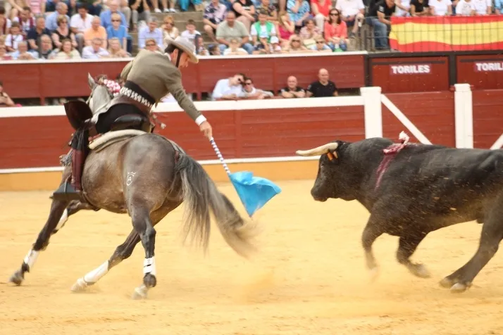 Una imagen del festejo de esta tarde. /Santos Gómez