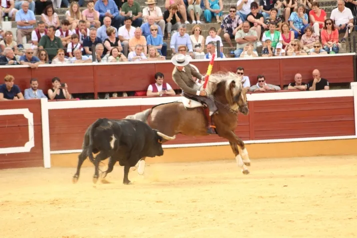 Una imagen del festejo de esta tarde. /Santos Gómez
