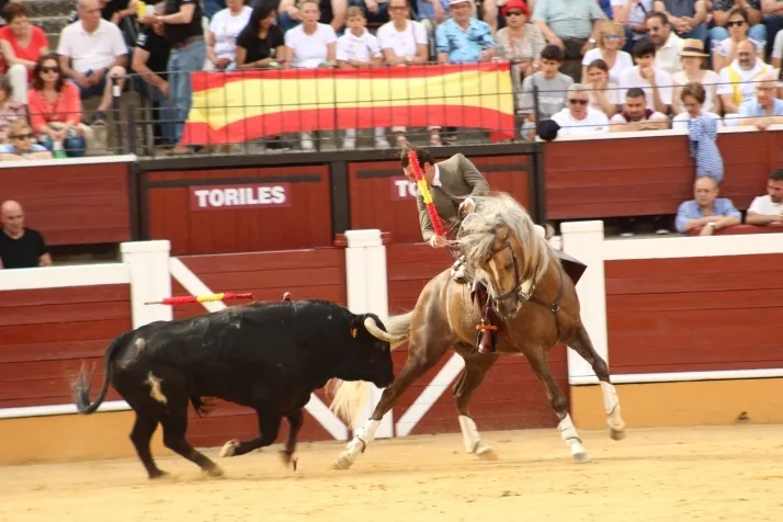 Una imagen del festejo de esta tarde. /Santos Gómez