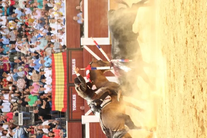 Una imagen del festejo de esta tarde. /Santos Gómez
