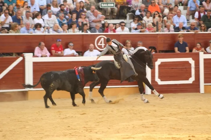 Una imagen del festejo de esta tarde. /Santos Gómez