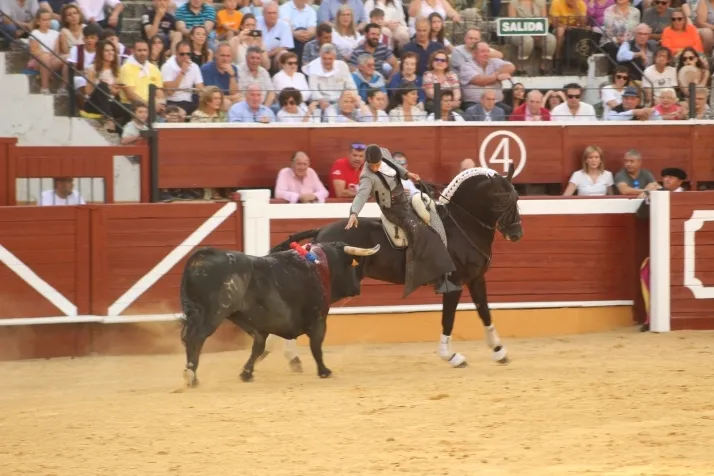Una imagen del festejo de esta tarde. /Santos Gómez