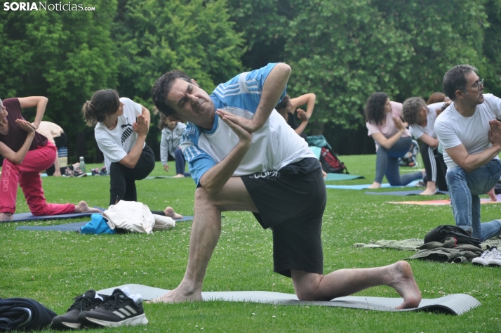 Día Mundial del Yoga en Soria. /SN