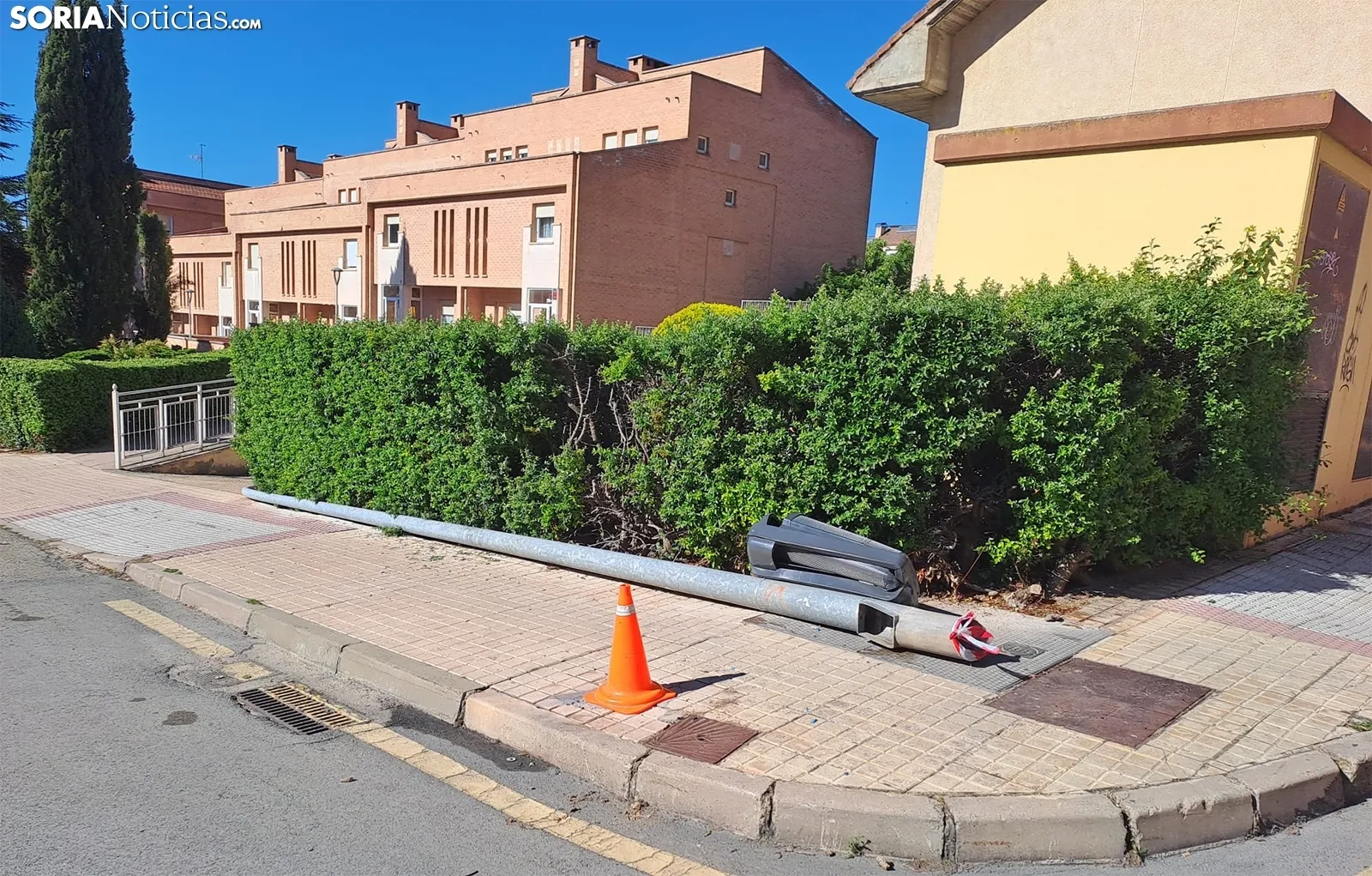 La farola, esta mañana. /SN