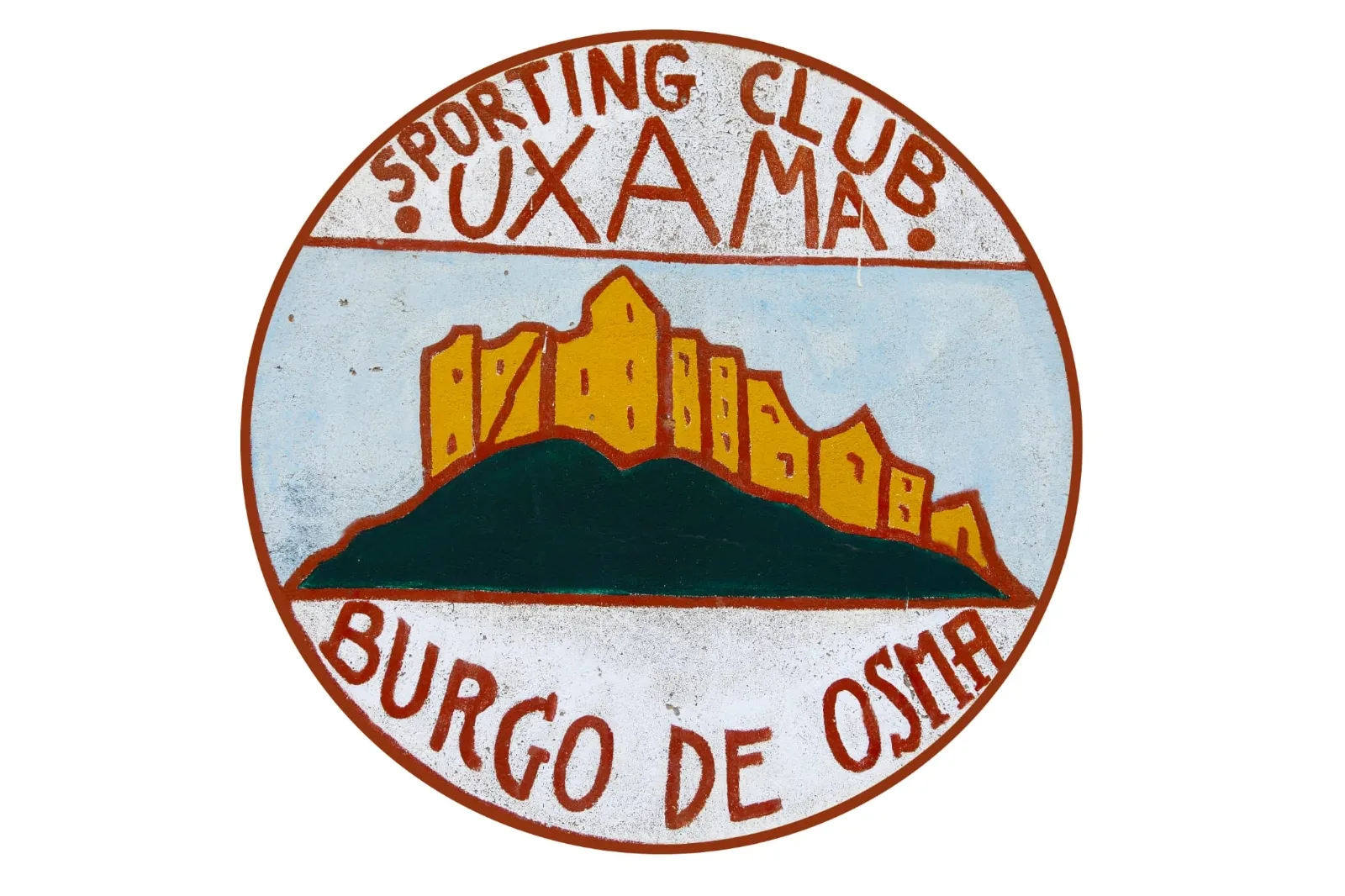 Los jugadores del Sporting Uxama festejan el centenario/ Álvaro Rodríguez.