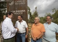 Una imagen de la visita al cañón y a El Burgo de Osma. /SN