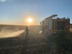 Labores de extinción esta tarde en Coscurita. /SN