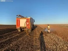 Labores de extinción esta tarde en Coscurita. /SN