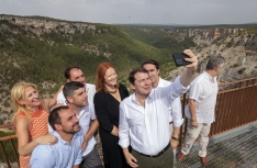 Una imagen de la visita al cañón y a El Burgo de Osma. /SN