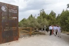 Una imagen de la visita al cañón y a El Burgo de Osma. /SN