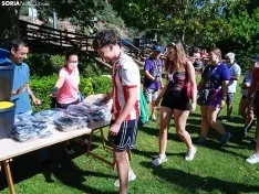 Recogida de residuos en el río Duero por los Scouts