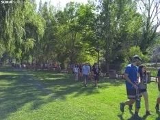 Recogida de residuos en el río Duero por los Scouts