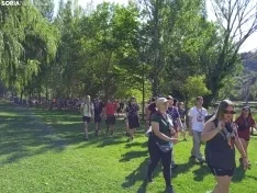 Recogida de residuos en el río Duero por los Scouts